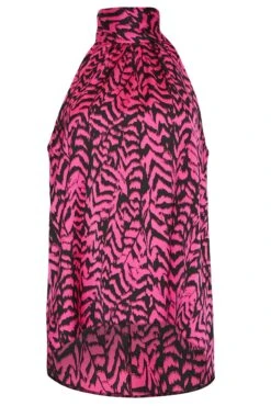 M&Co Pink Animal Print Halterneck Blouse -M&Co Sales Store 0240dbae 78cb 42 550598 X scaled