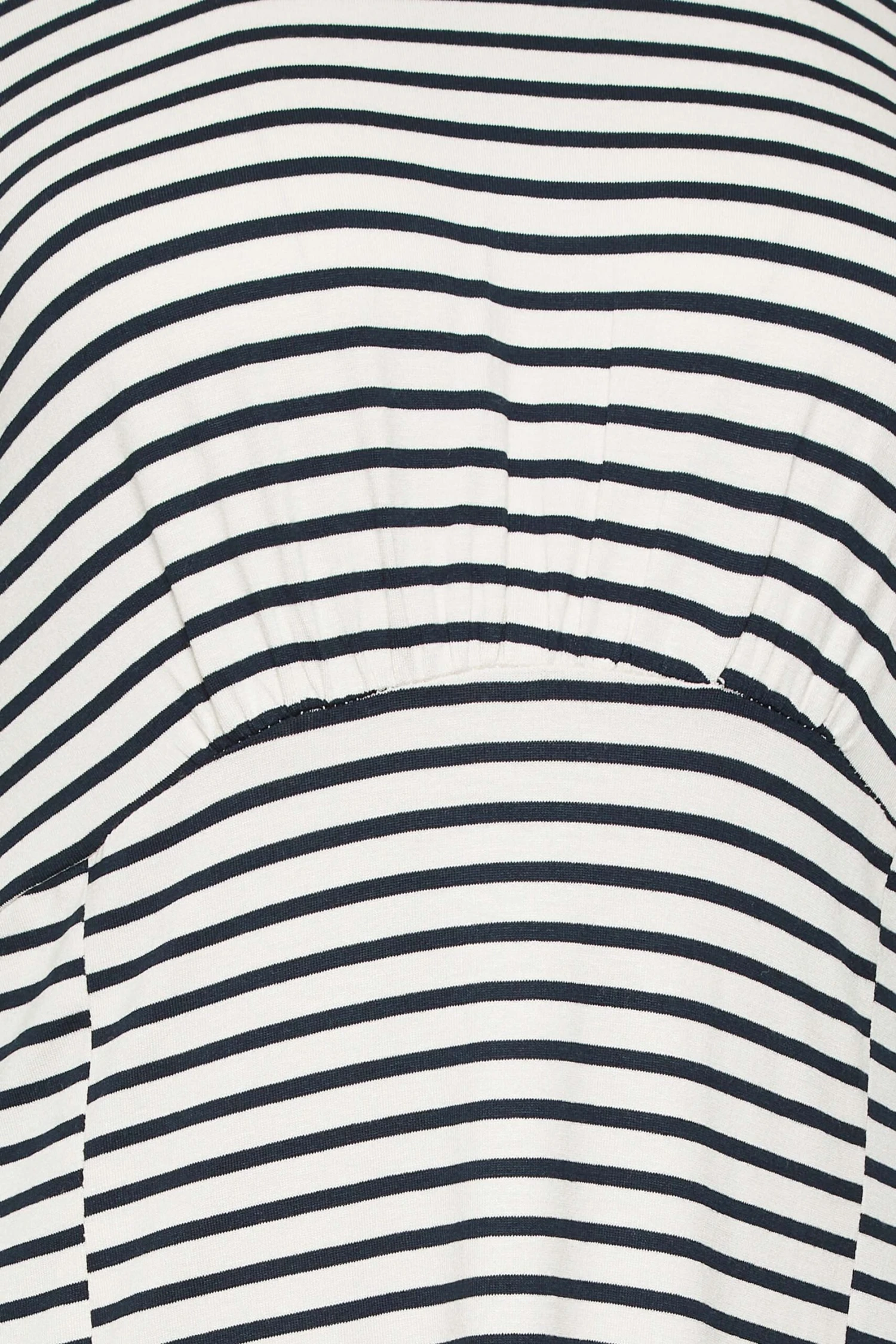 M&Co White Stripe Print Angel Sleeve Split Hem Midi Dress 6 M&Co White Stripe Print Angel Sleeve Split Hem Midi Dress - Image 6