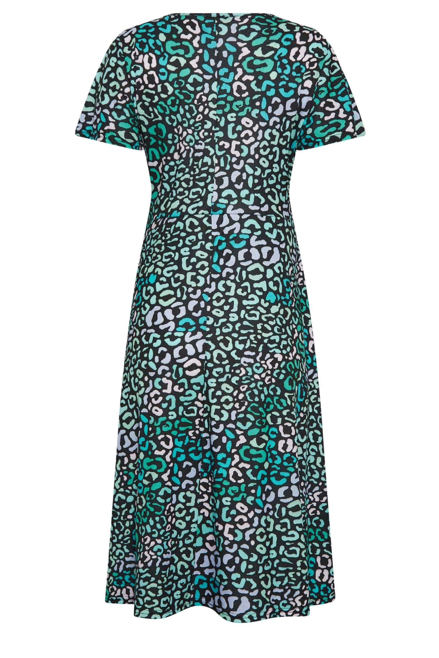 M&Co Green Animal Print Midaxi Dress 7 M&Co Green Animal Print Midaxi Dress - Image 7