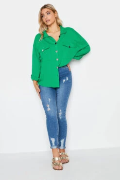 M&Co Forest Green Button Tunic Shirt -M&Co Sales Store 07b38c21 2bda 4b 550071 E scaled