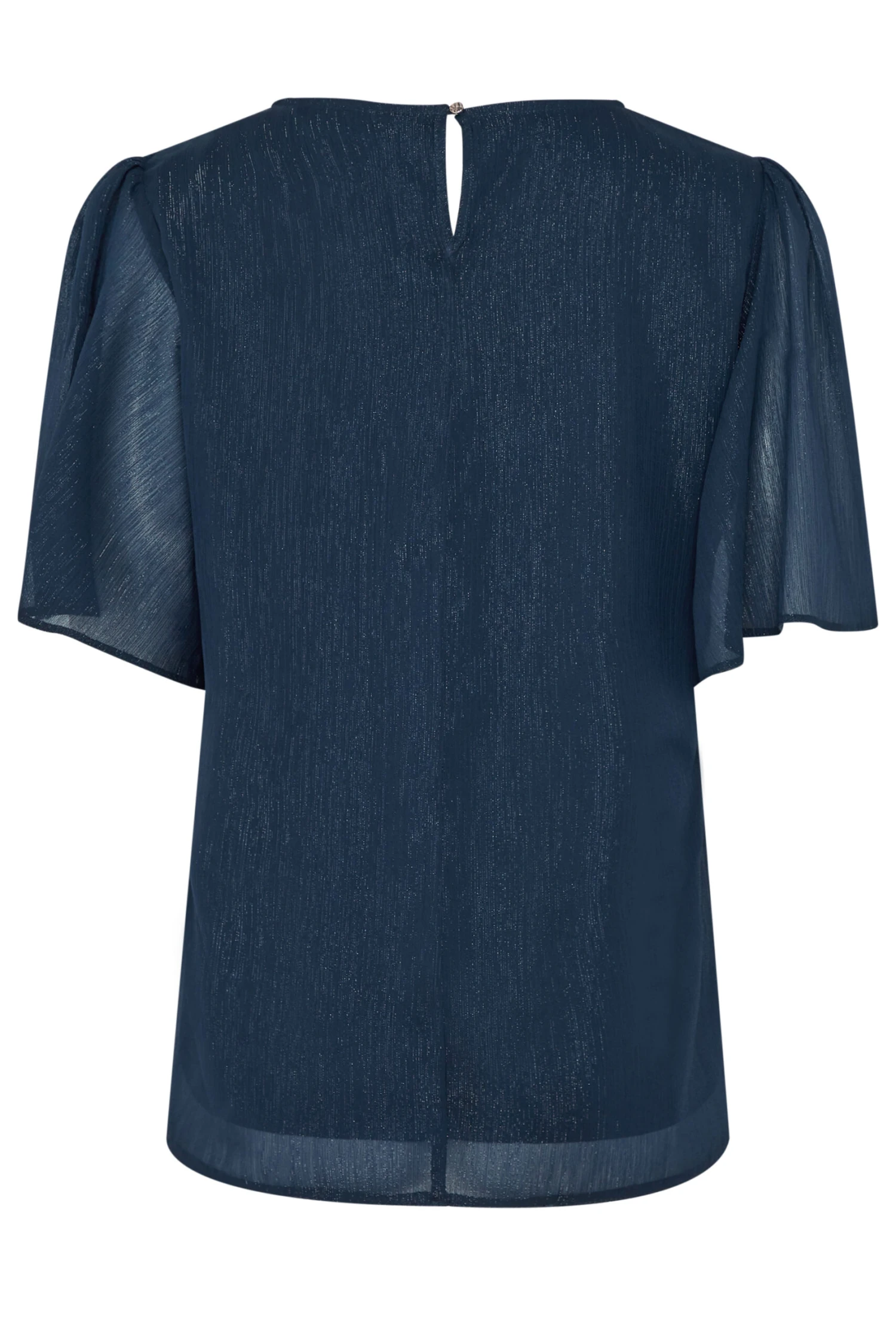 M&Co Navy Blue Glitter Blouse 7 M&Co Navy Blue Glitter Blouse - Image 7