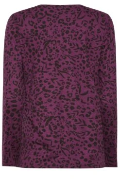 M&Co Purple Animal Print Long Sleeve Cotton Top 11 M&Co Purple Animal Print Long Sleeve Cotton Top -M&Co Sales Store 09724b60 86bb 4d 500168 Y scaled