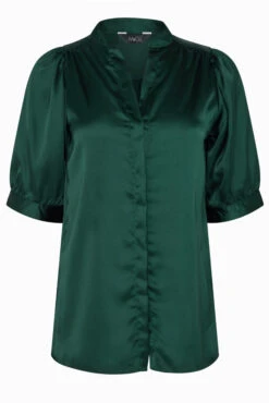 M&Co Emerald Green V-Neck Satin Shirt -M&Co Sales Store 09a846d6 fee4 45 550360 X scaled