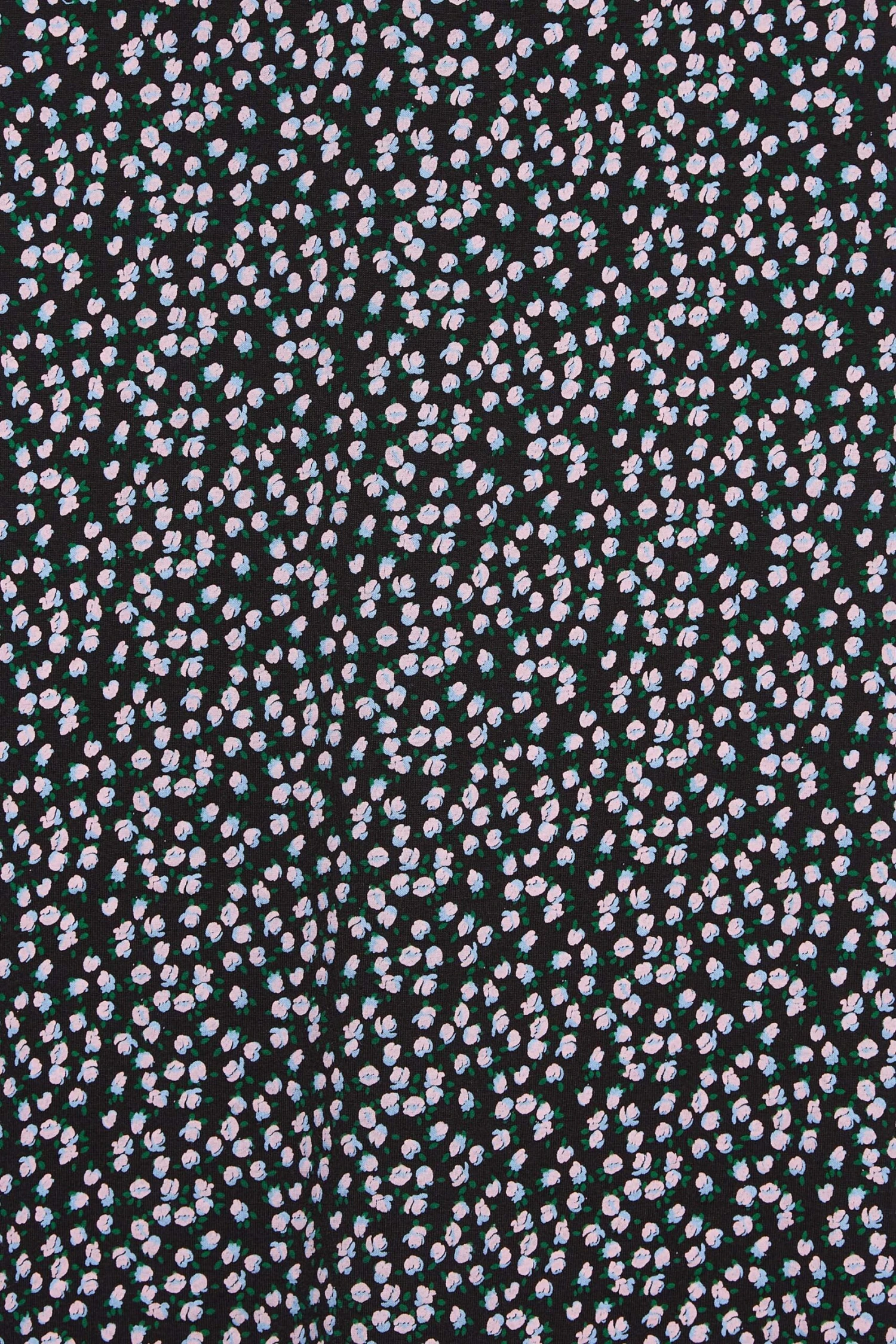 M&Co Black Ditsy Print Jersey Midi Skirt 4 M&Co Black Ditsy Print Jersey Midi Skirt - Image 4