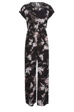M&Co Black Floral Wrap Jumpsuit -M&Co Sales Store 0c54e511 9dbe 49 500306 X scaled