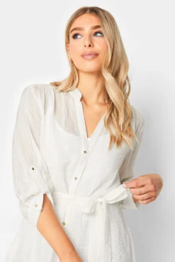 M&Co White Tie Waist Textured Tunic Shirt 10 M&Co White Tie Waist Textured Tunic Shirt -M&Co Sales Store 0cf58ad4 89de 4b 550653 D scaled