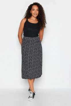 M&Co Black Ditsy Print Jersey Midi Skirt 8 M&Co Black Ditsy Print Jersey Midi Skirt -M&Co Sales Store 0d73ec60 4f2a 41 500586 C scaled
