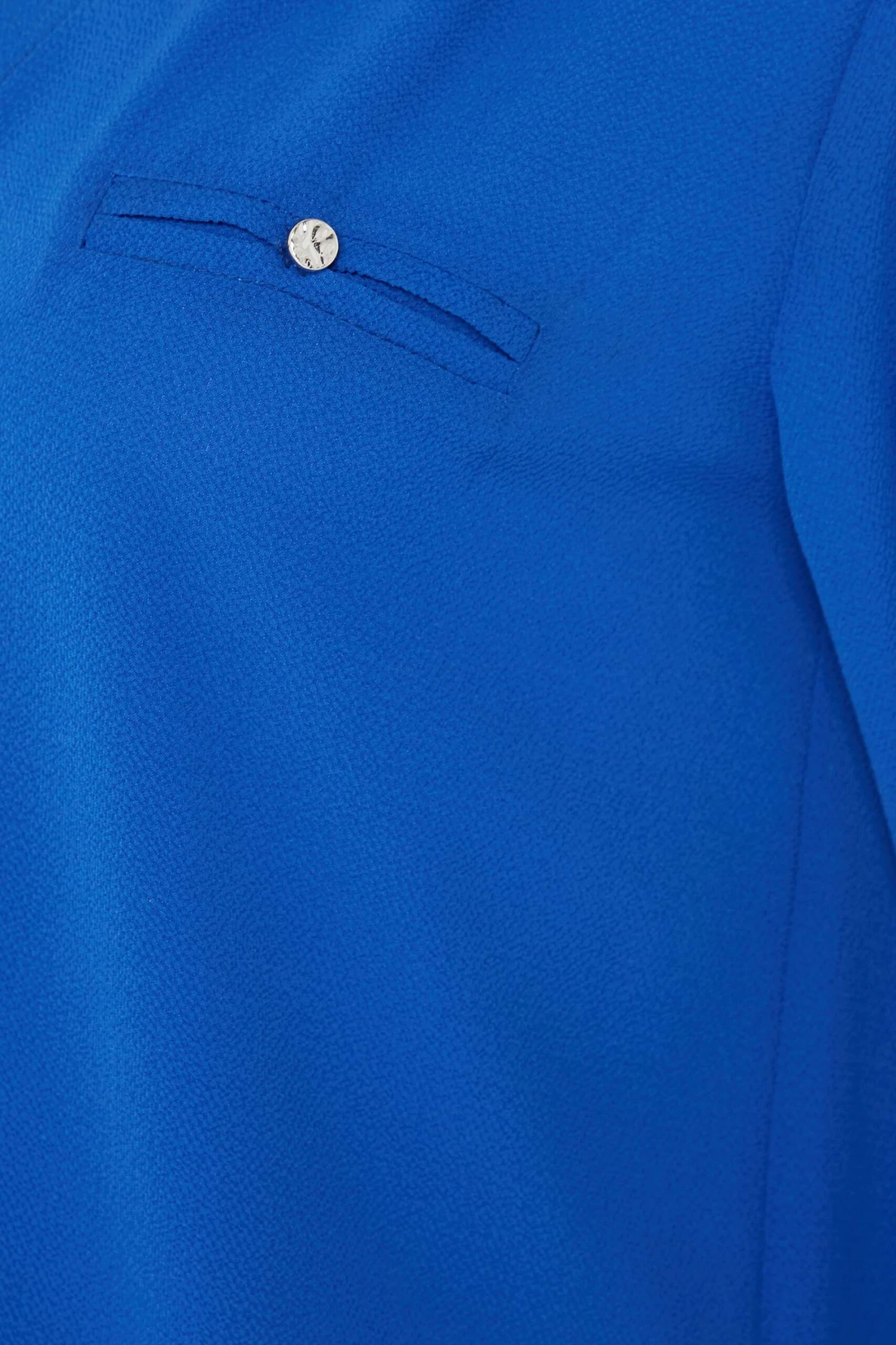 M&Co Cobalt Blue Tab Sleeve Blouse 5 M&Co Cobalt Blue Tab Sleeve Blouse - Image 5