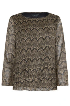 M&Co Brown Long Sleeve Lace Print Pleat Top 12 M&Co Brown Long Sleeve Lace Print Pleat Top -M&Co Sales Store 0d971d82 ca79 4a 550191 X scaled