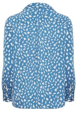 M&Co Blue Brush Stroke Print Half Placket Shirt -M&Co Sales Store 0dcc54fa 5556 4f 550570 Y scaled