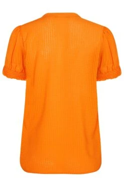 M&Co Orange Gingham Frill Front Blouse 13 M&Co Orange Gingham Frill Front Blouse -M&Co Sales Store 0e8ee8f7 9c4a 44 550183 Y scaled