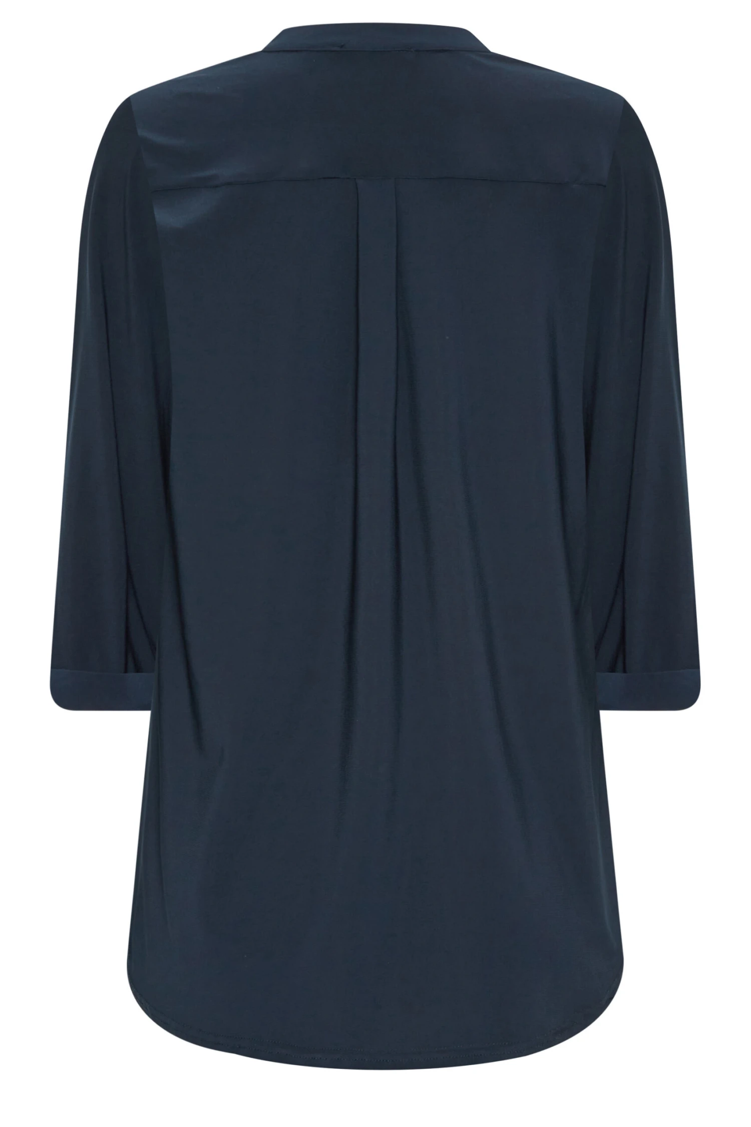 M&Co Navy Blue Half Placket Shirt 7 M&Co Navy Blue Half Placket Shirt - Image 7