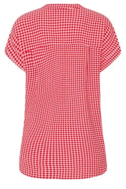 M&Co Red Gingham Short Sleeve Shirt 13 M&Co Red Gingham Short Sleeve Shirt -M&Co Sales Store 105288e3 135e 48 550223 Y scaled