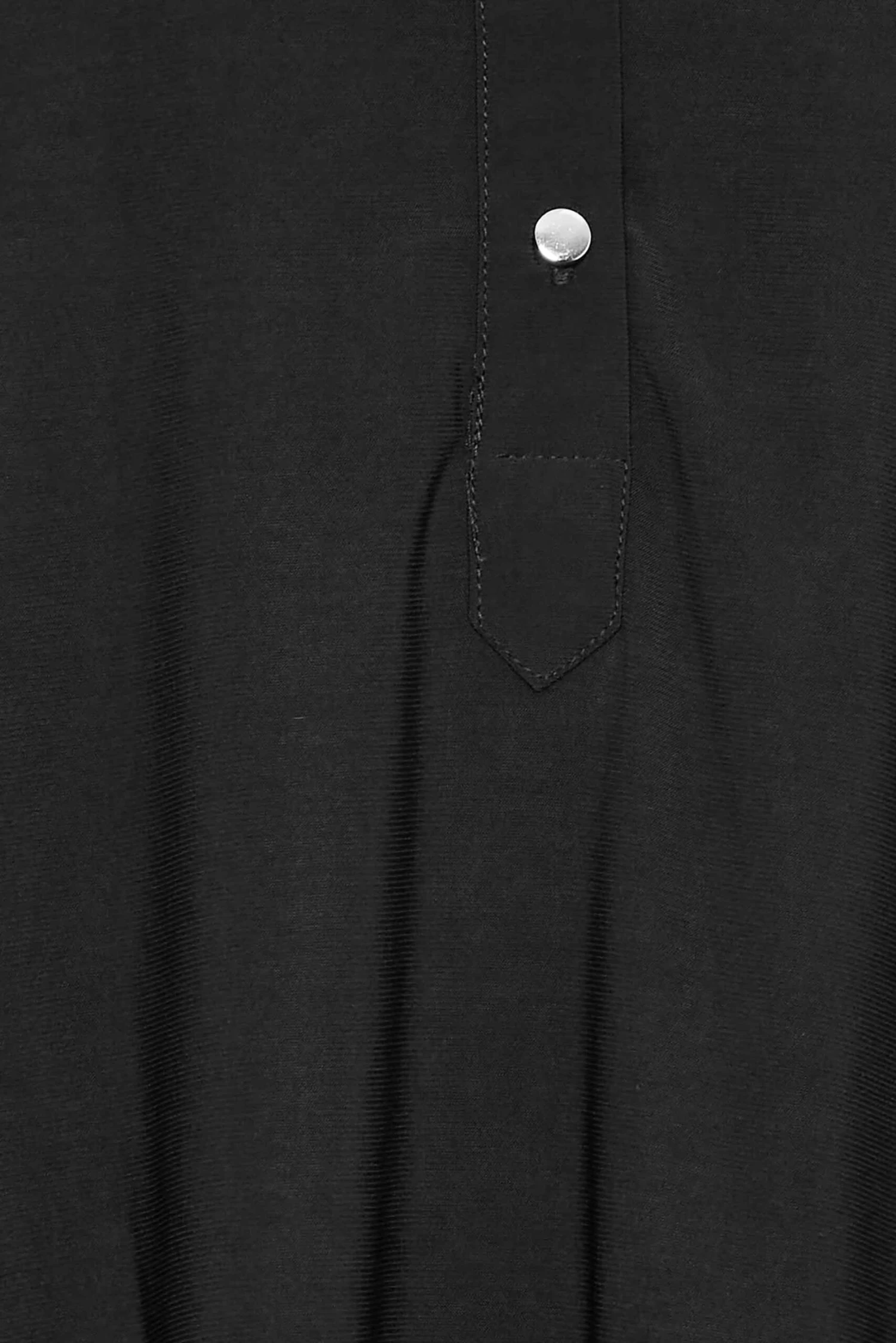 M&Co Black Half Placket Jersey Shirt 6 M&Co Black Half Placket Jersey Shirt - Image 6