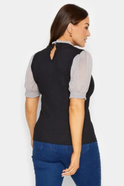 M&Co Black & Grey Contrast Sleeve Blouse 9 M&Co Black & Grey Contrast Sleeve Blouse -M&Co Sales Store 114d0935 682d 4a 550262 C scaled