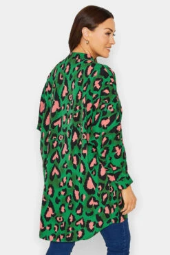 M&Co Dark Green Leopard Print Blouse 9 M&Co Dark Green Leopard Print Blouse -M&Co Sales Store 118705e1 225f 42 550473 C scaled