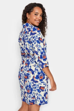 M&Co White Floral Print Tie Tunic Shirt Dress -M&Co Sales Store 12ca2fbb 2082 40 550008 C scaled