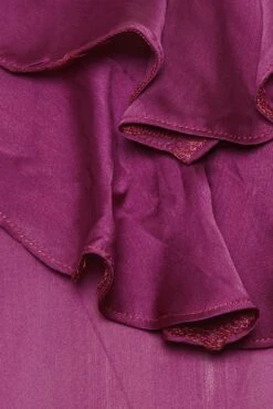 M&Co Purple Frill Front Satin Blouse -M&Co Sales Store 12ecad1d cdeb 40 550530 Z scaled