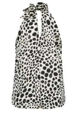 M&Co White Spot Print Halter Neck Blouse 13 M&Co White Spot Print Halter Neck Blouse -M&Co Sales Store 13c512a7 86a2 40 550599 Y scaled