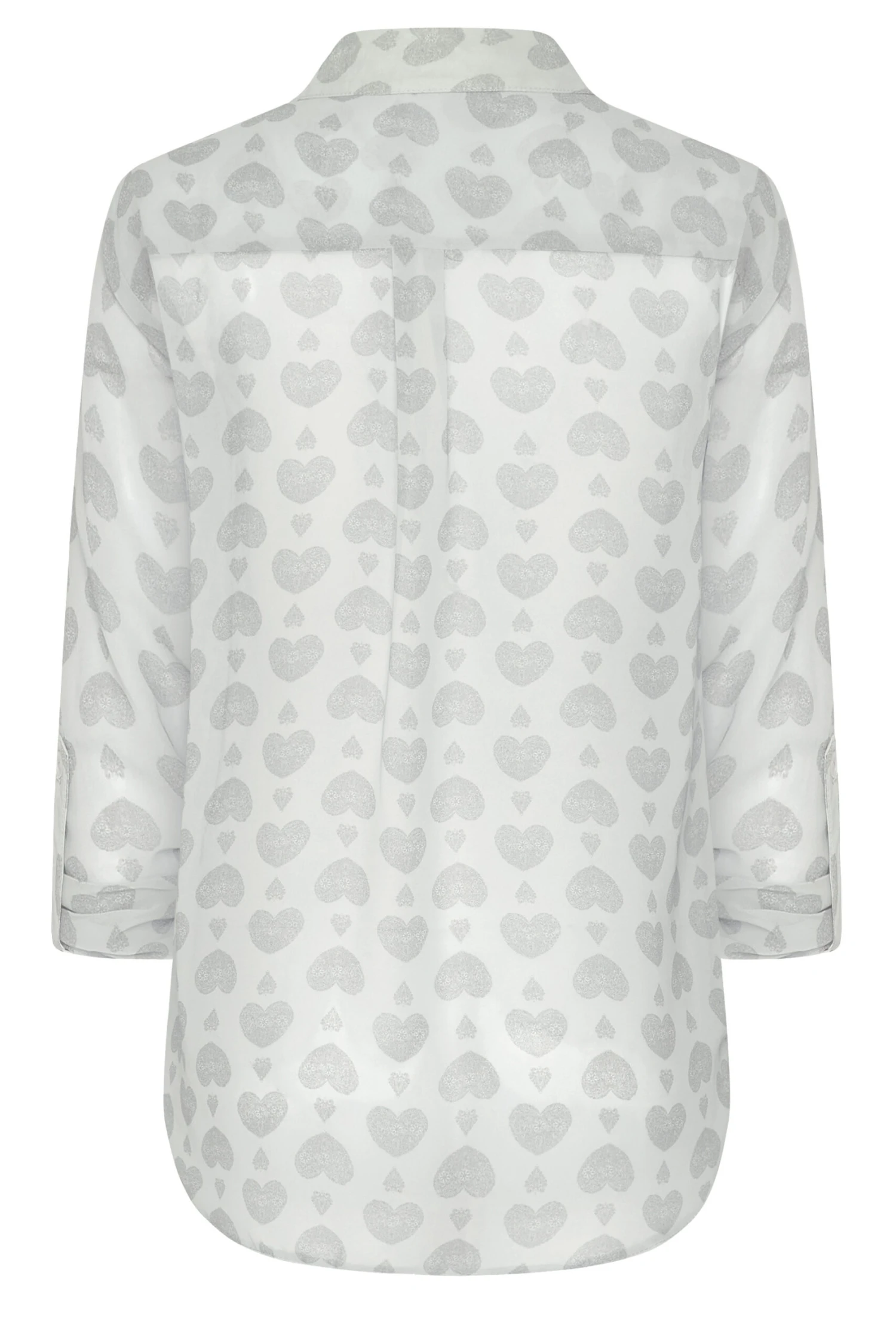 M&Co Natural Heart Tab Sleeve Detail Shirt 7 M&Co Natural Heart Tab Sleeve Detail Shirt - Image 7