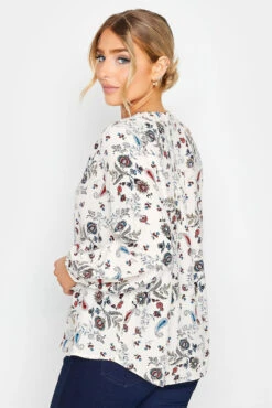 M&Co Ivory White Paisley Print Blouse 11 M&Co Ivory White Paisley Print Blouse -M&Co Sales Store 15387b1b 2298 40 500561 D scaled