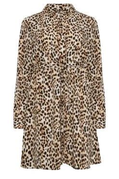 M&Co Brown Animal Print Tie Waist Tunic Shirt 12 M&Co Brown Animal Print Tie Waist Tunic Shirt -M&Co Sales Store 15f29b04 aa29 4b 550027 X scaled