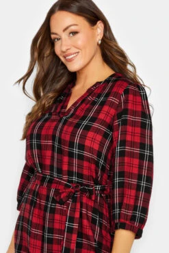 M&Co Red & Black Check Tie Waist Tunic Dress 10 M&Co Red & Black Check Tie Waist Tunic Dress -M&Co Sales Store 1639745b 85bb 4b 550054 D scaled