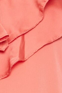 M&Co Coral Pink Frill Front Blouse -M&Co Sales Store 1644f374 abff 4a 550543 Z scaled