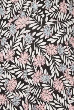 M&Co Black Floral Print Angel Sleeve Split Hem Dress 11 M&Co Black Floral Print Angel Sleeve Split Hem Dress -M&Co Sales Store 17bc785c 5aab 44 550324 Z scaled