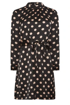 M&Co Black Polka Dot Print High Neck Tunic Blouse -M&Co Sales Store 17fa09d1 6f2e 46 550022 X scaled