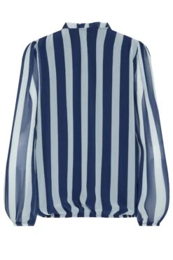 M&Co Navy Blue Stripe Tie Neck Blouse 13 M&Co Navy Blue Stripe Tie Neck Blouse -M&Co Sales Store 18069609 940a 49 550269 Y scaled