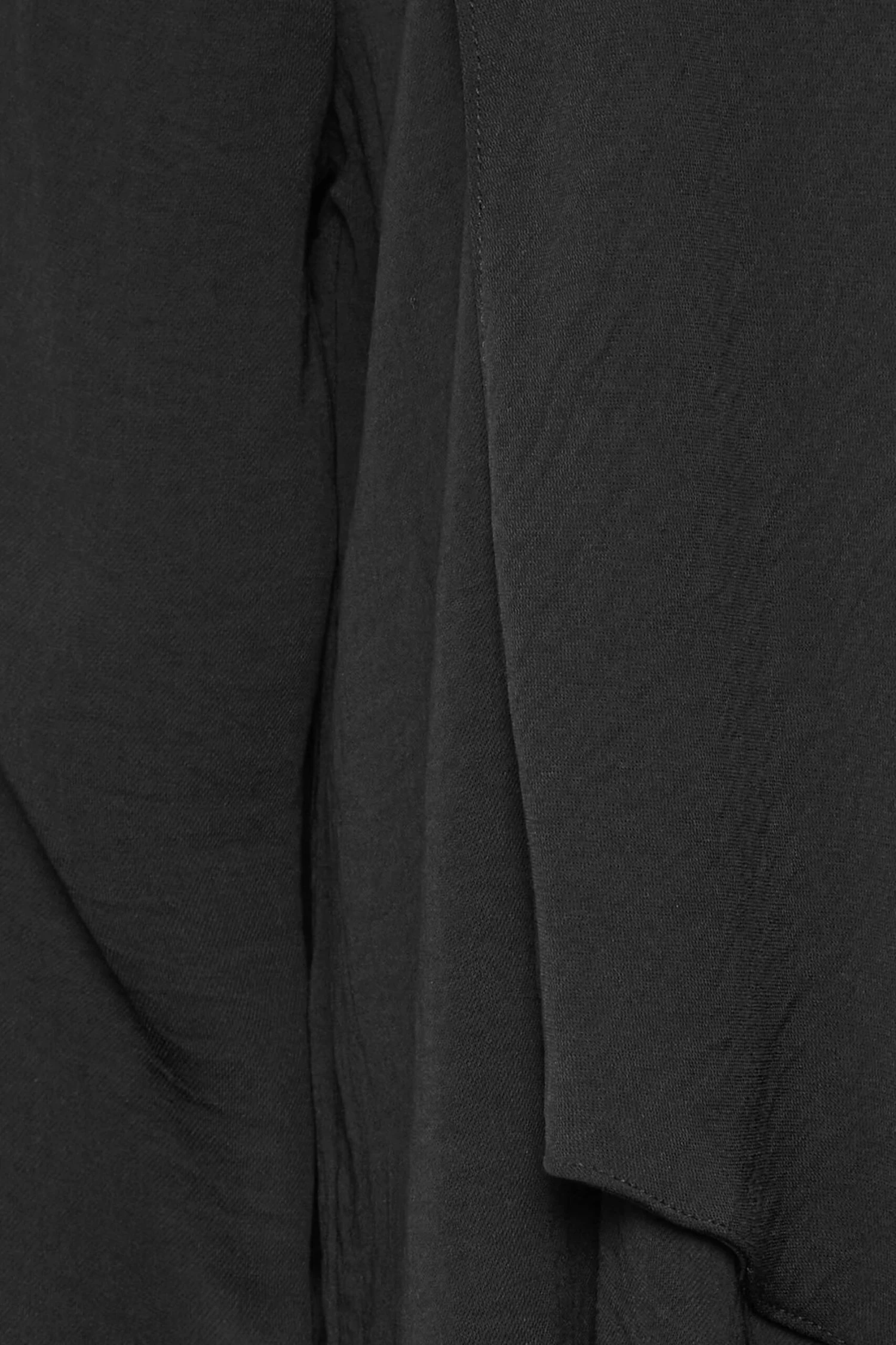 M&Co Black Jersey Waterfall Jacket 5 M&Co Black Jersey Waterfall Jacket - Image 5