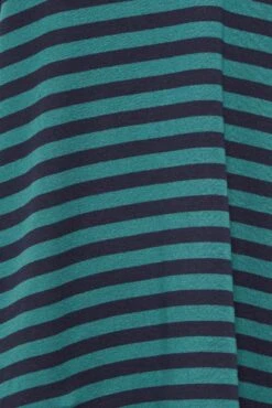 M&Co Teal Blue Stripe V-Neck Long Sleeve Cotton T-Shirt 11 M&Co Teal Blue Stripe V-Neck Long Sleeve Cotton T-Shirt -M&Co Sales Store 18f0072e 8ad4 41 500209 Z scaled