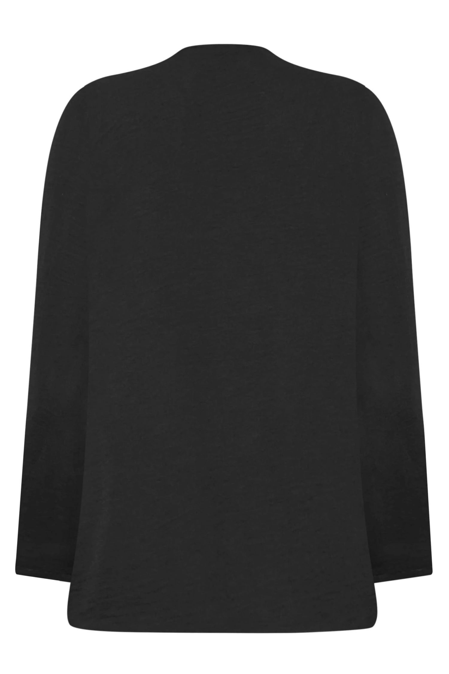 M&Co Black Jersey Waterfall Jacket 7 M&Co Black Jersey Waterfall Jacket - Image 7