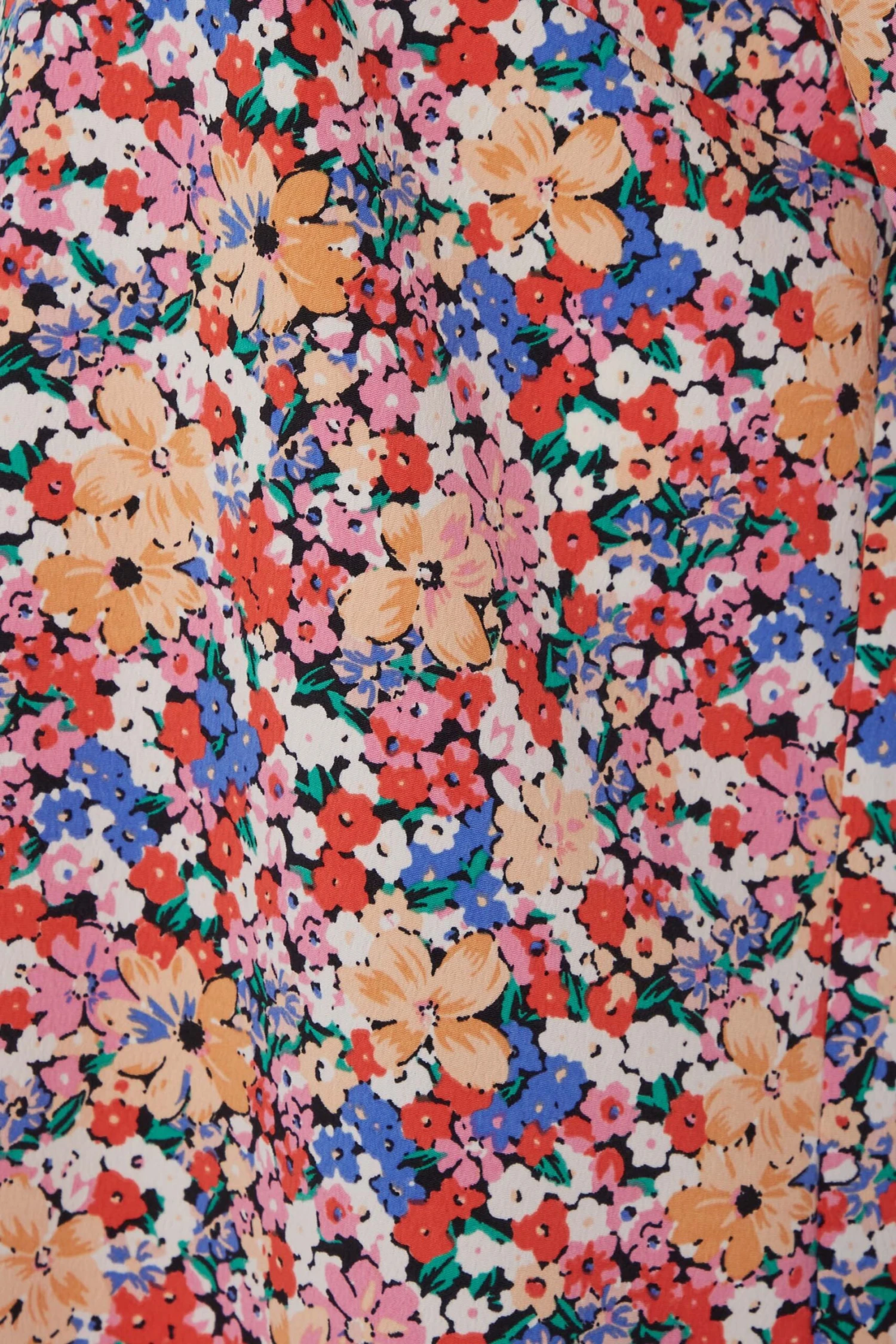 M&Co Pink Floral Frill High Neck Blouse 5 M&Co Pink Floral Frill High Neck Blouse - Image 5