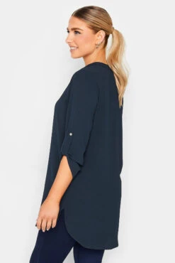M&Co Dark Blue Statement Button Blouse -M&Co Sales Store 1b63a3ea 5361 4d 550293 C scaled