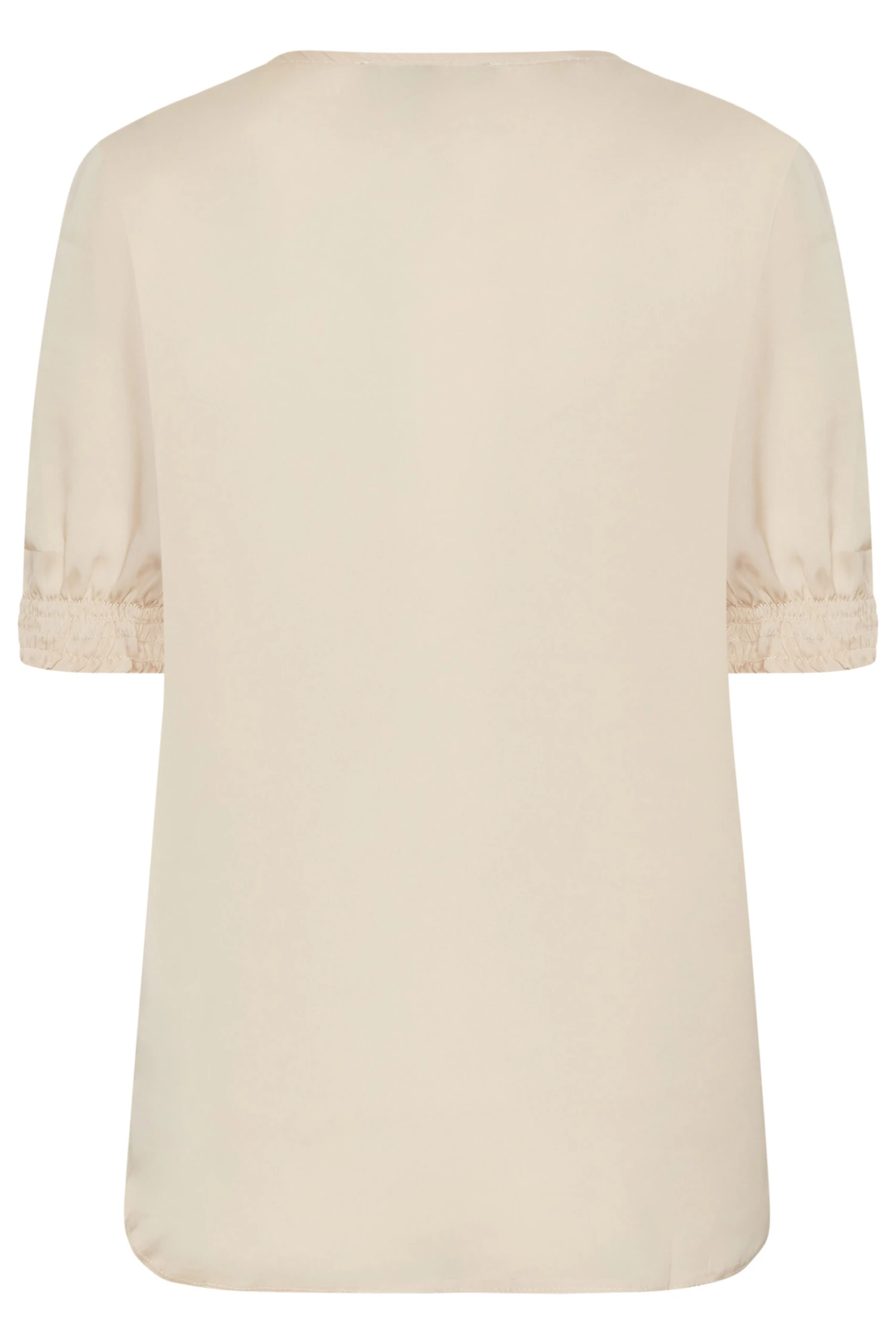 M&Co Nude Frill Front Blouse 7 M&Co Nude Frill Front Blouse - Image 7