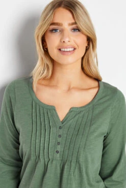 M&Co Sage Green Cotton Henley Top 10 M&Co Sage Green Cotton Henley Top -M&Co Sales Store 1c2ded8b d37d 46 500215 D scaled