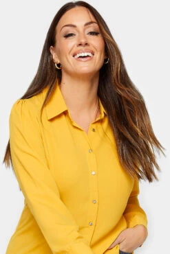 M&Co Yellow Button Through Tunic Shirt -M&Co Sales Store 1cb2a93f 0d26 42 550320 E scaled