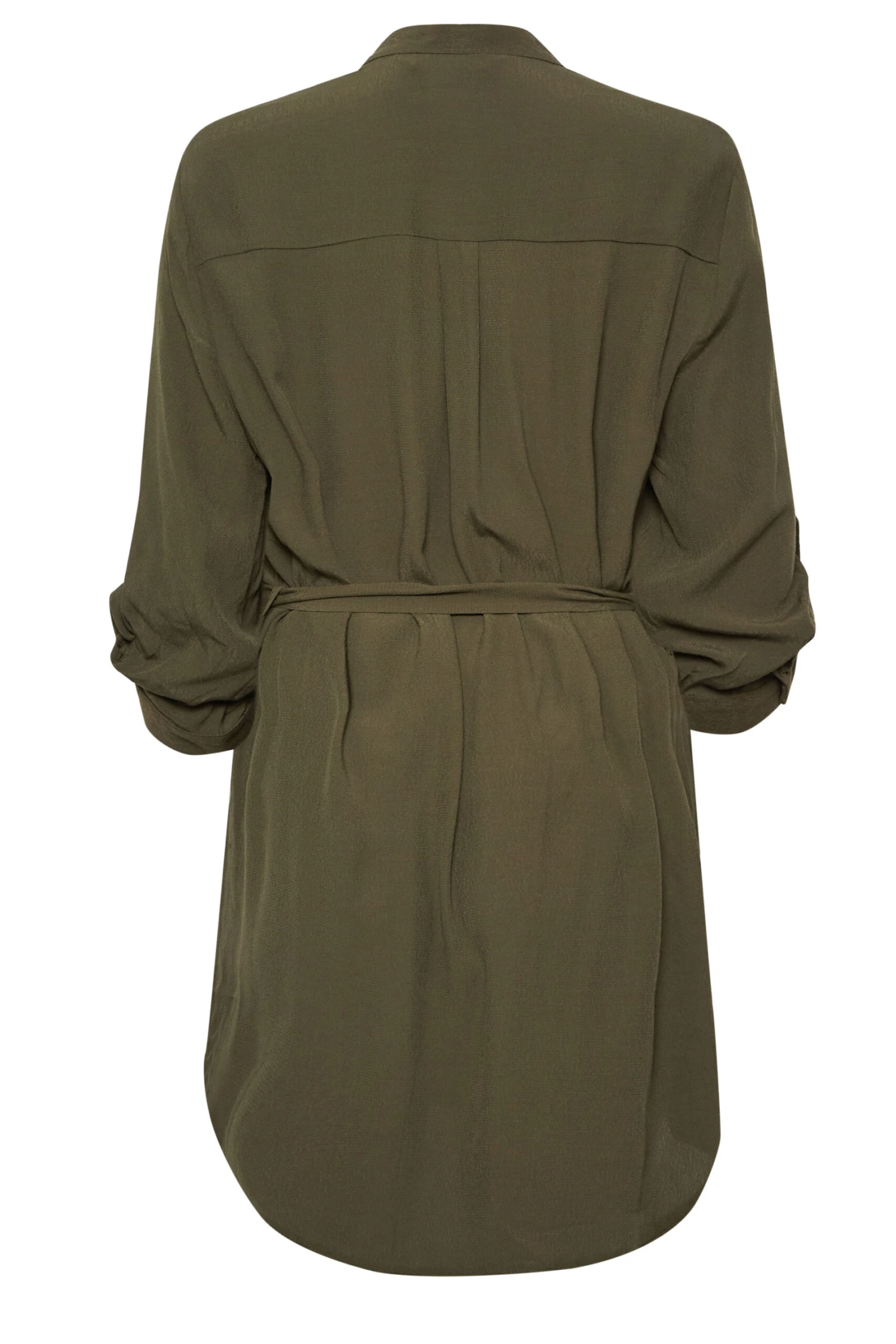 M&Co Khaki Green Tie Waist Blouse 7 M&Co Khaki Green Tie Waist Blouse - Image 7