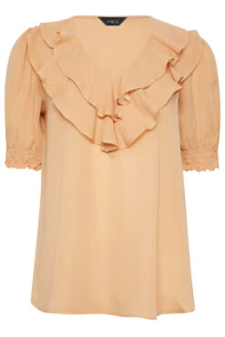 M&Co Orange Frill Front Blouse 12 M&Co Orange Frill Front Blouse -M&Co Sales Store 1e997f10 2f83 42 550546 X scaled