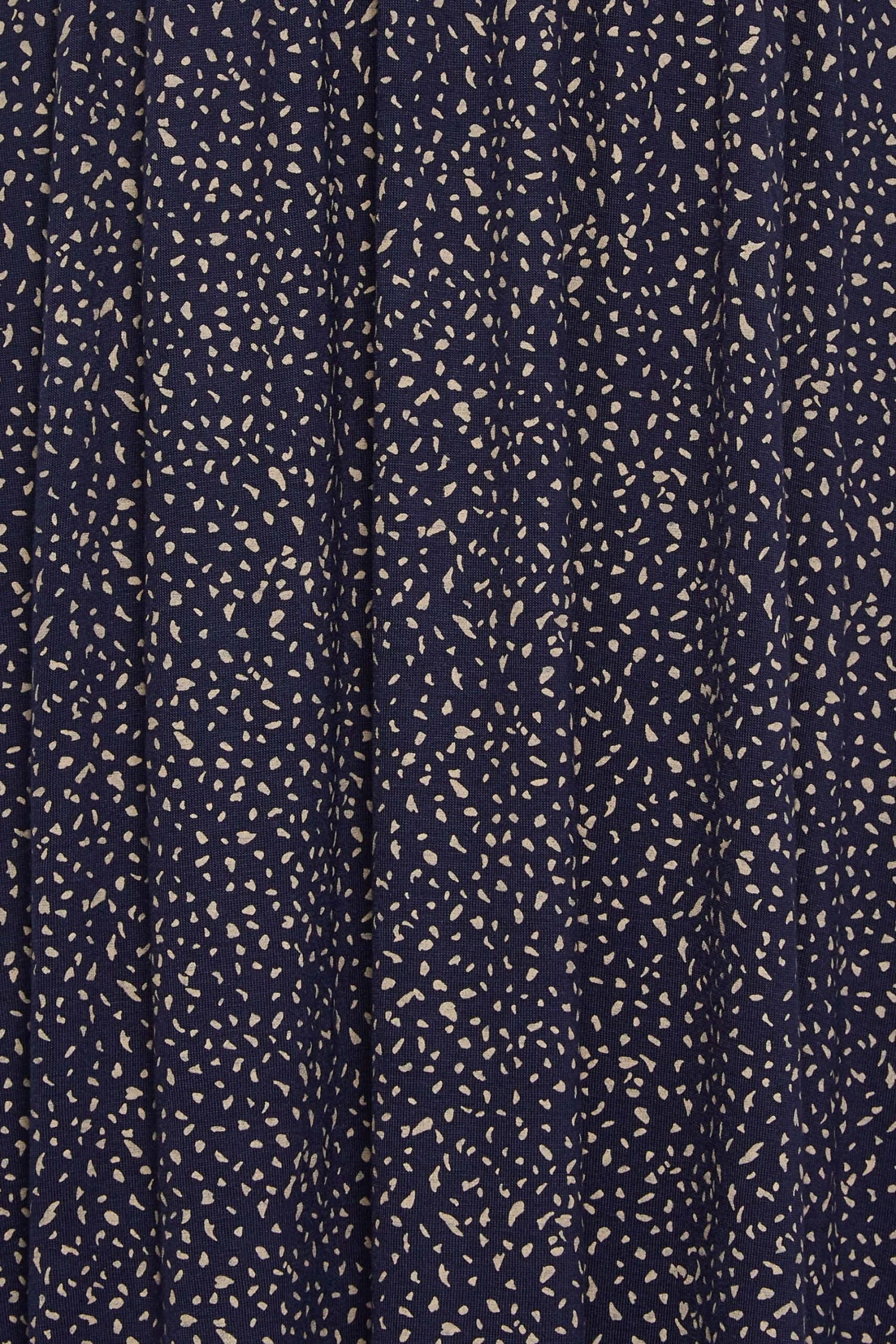 M&Co Navy Blue Polka Dot Maxi Dress 5 M&Co Navy Blue Polka Dot Maxi Dress - Image 5