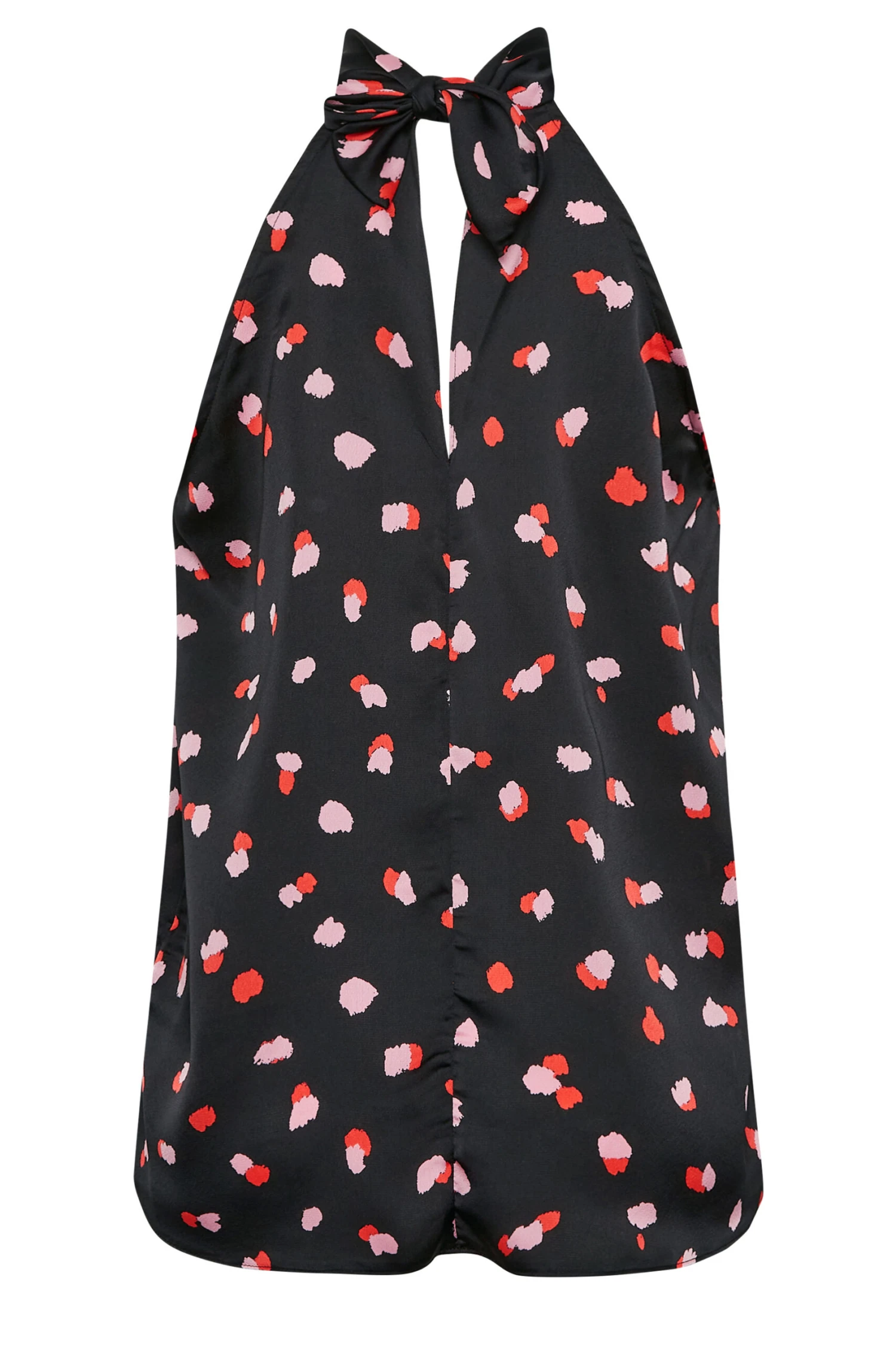 M&Co Black Spot Print Halterneck Blouse 7 M&Co Black Spot Print Halterneck Blouse - Image 7