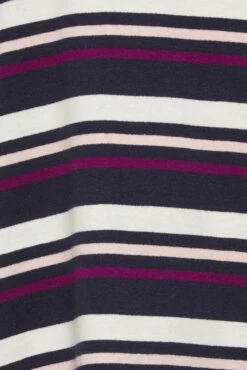 M&Co Navy Blue Stripe Long Sleeve Cotton T-Shirt -M&Co Sales Store 1fda8414 87b8 4c 500171 Z scaled