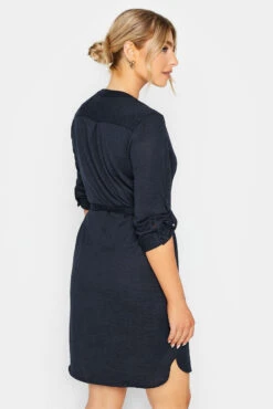 M&Co Navy Blue Tie Waist Tunic Dress -M&Co Sales Store 20907857 7fa7 45 550003 C scaled