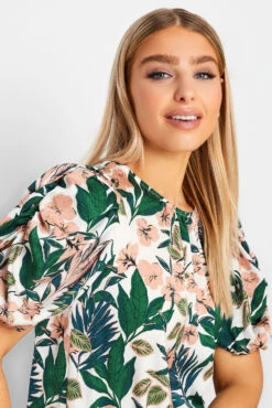 M&Co White Floral Print Puff Sleeve Blouse -M&Co Sales Store 21ba6a0f 1f1c 4a 550564 D scaled