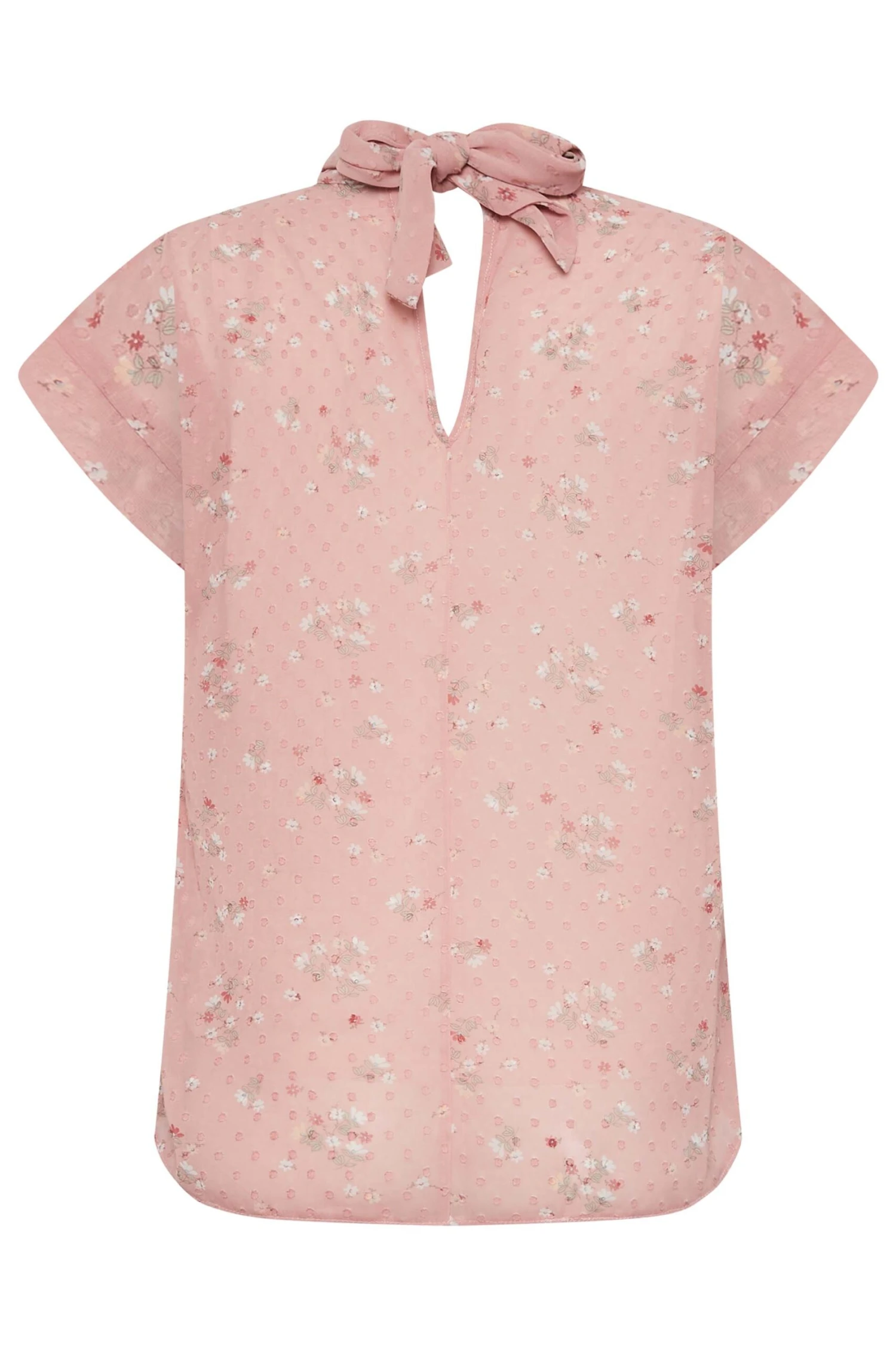 M&Co Pink Floral Print Blouse 8 M&Co Pink Floral Print Blouse - Image 8