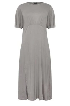 M&Co Grey Angel Sleeve Split Hem Midi Dress 12 M&Co Grey Angel Sleeve Split Hem Midi Dress -M&Co Sales Store 22b6af3c 83ad 44 550503 X scaled