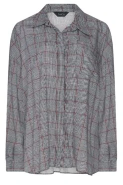 M&Co Grey Check Half Placket Shirt 12 M&Co Grey Check Half Placket Shirt -M&Co Sales Store 2a997b45 d1f6 44 550209 X scaled