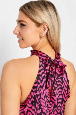 M&Co Pink Animal Print Halterneck Blouse -M&Co Sales Store 2b29384b f4ad 4a 550598 F scaled